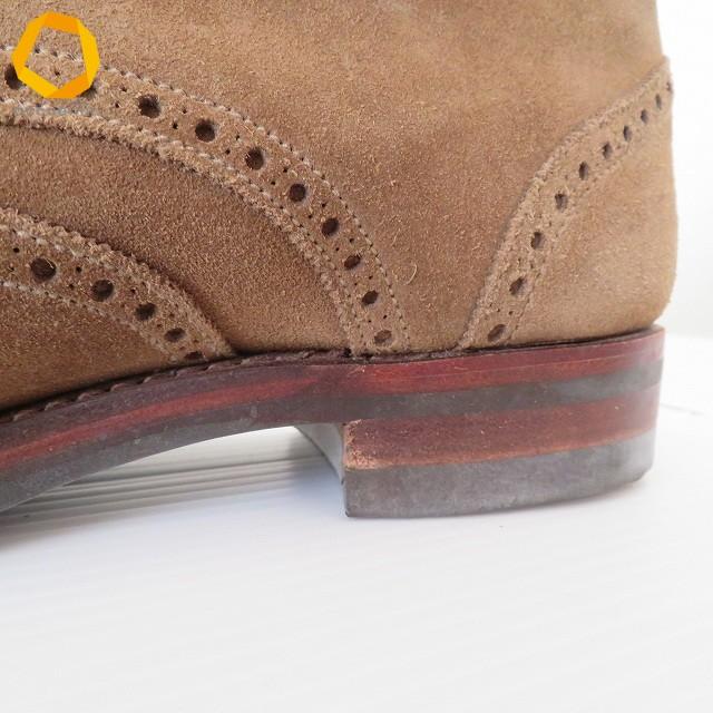 wns クロケット&ジョーンズ CROCKETT&JONES BEAMS F ブーツ 5E 茶
