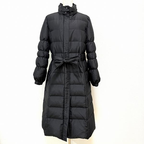 wnc レリアン Leilian コート 9 黒 ダウンコート フォックスファー