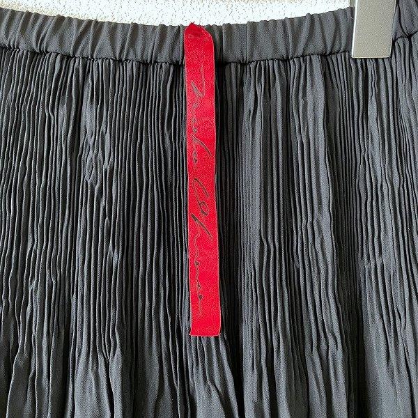 anc ノコオーノ NOKOOHNO スカート 40 黒 ティアード プリーツ タグ 