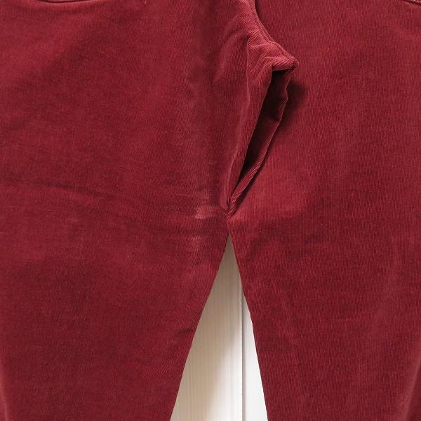 wnc シナコバ SINACOVA パンツ 84 えんじ コーデュロイ ストレッチ