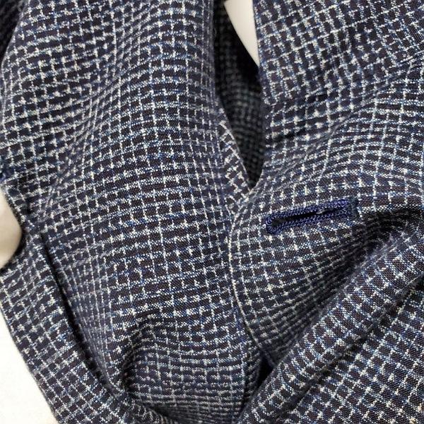 #anc ギエモン 儀右衛門 かすりの部屋 ジャケット 白 紺 柄 レディース [892875] |  | 06