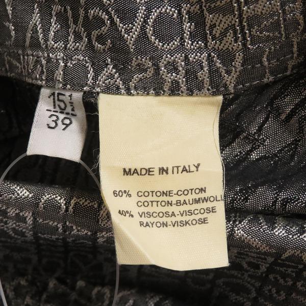 VERSACE CLASSIC #anc ヴェルサーチ V2 長袖シャツ グレー シルバー