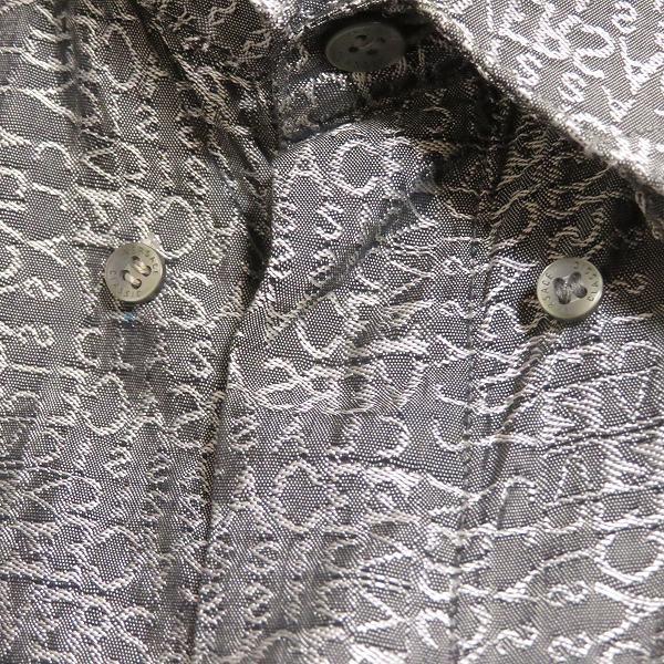 VERSACE CLASSIC #anc ヴェルサーチ V2 長袖シャツ グレー シルバー