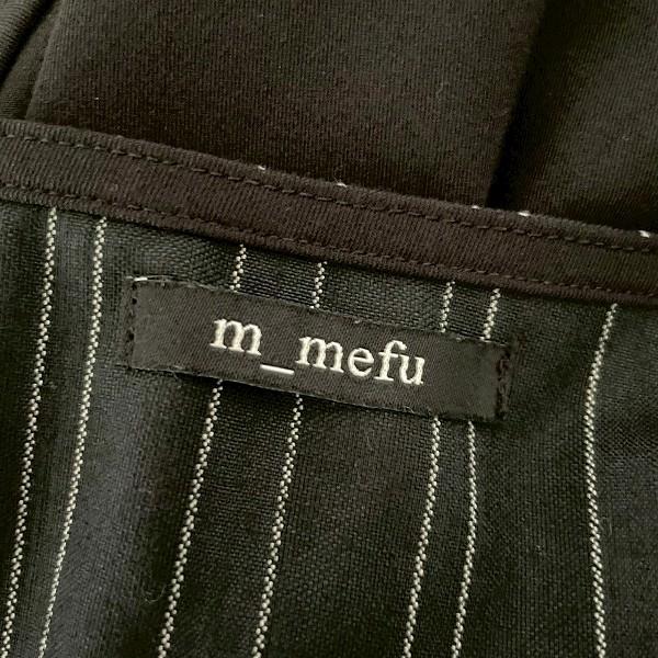 #snc メフウ m-mefu センソユニコ senso-unico ワンピース 40 黒 濃紺 ノースリーブ ストライプ 変形 異素材 レディース [893658] |  | 06