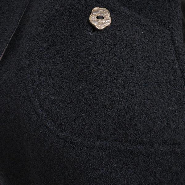 良質 leilian レリアン コート フード付き 大きいサイズ 13+ Leilian #wnc レリアン コート 13+ 濃紺 フード付き 大きい