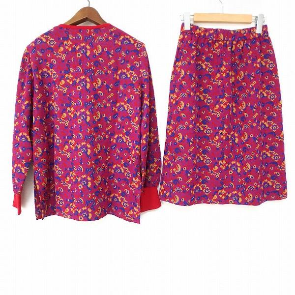 専用です。Yves saint Laurent セットアップ 赤チェック anc イヴサンローラン Yves Saint Laurent セットアップ 9 紫 赤