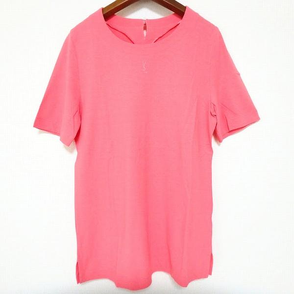 snc イヴサンローラン Yves Saint Laurent Tシャツ M ピンク 半袖 