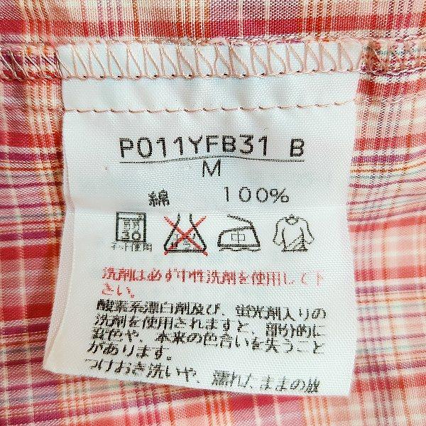 PINK HOUSE #anc ピンクハウス PINKHOUSE シャツ ブラウス M 赤 PINK HOUSE #anc ピンクハウス PINKHOUSE シャツ ブラウス M 赤