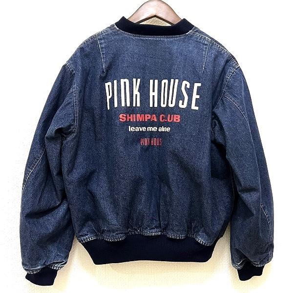 wsc ピンクハウス PINKHOUSE ブルゾン 青系 赤 白 デニム wsc ピンクハウス PINKHOUSE ブルゾン 青系 赤 白 デニム