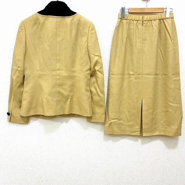 JUN ASHIDA #wnc ジュンアシダ junashida スカートスーツ 9 黄色  