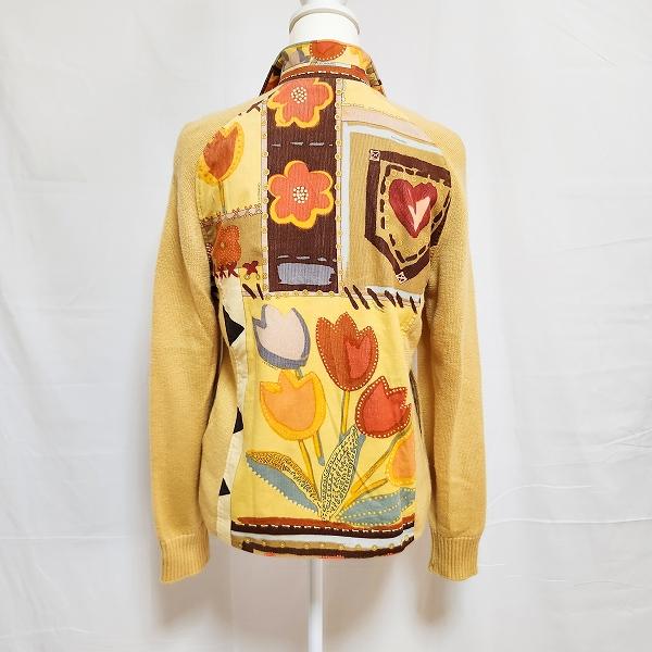 ♥️レオナール スポーツ　ブルゾン♥️新品未使用❤️40サイズ wnc レオナール スポーツ LEONARD SPORTS ブルゾン 40 黄色系 異素材