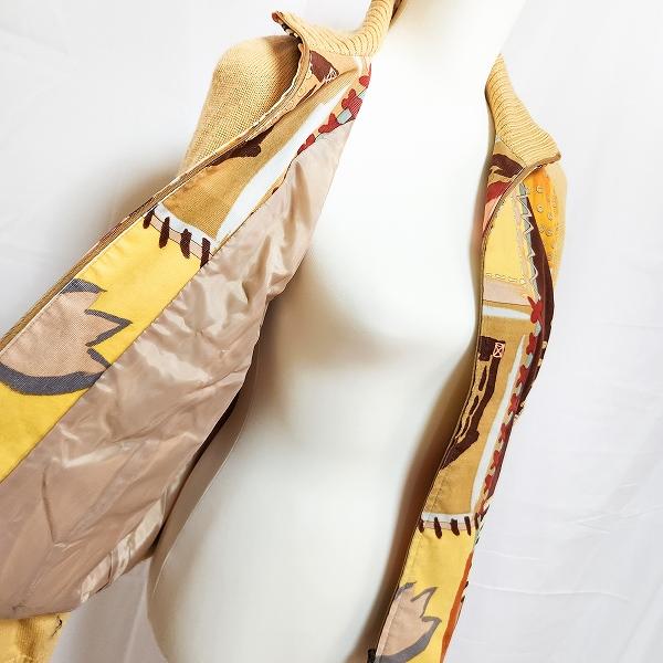 wnc レオナール スポーツ LEONARD SPORTS ブルゾン 40 黄色系 異素材