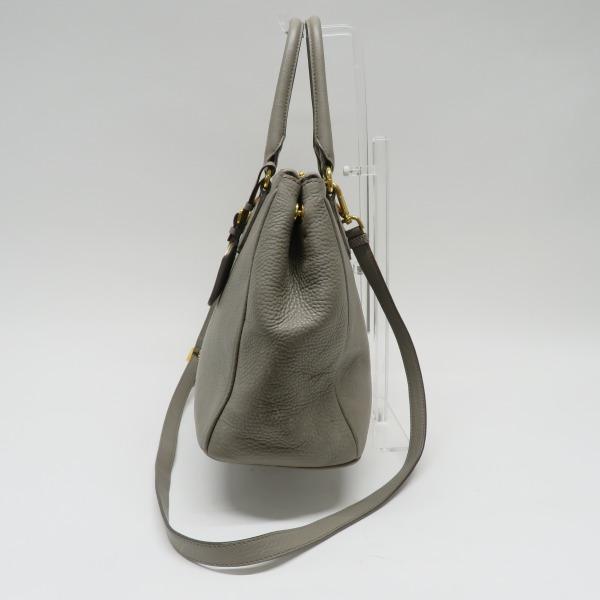 PRADA #anb プラダ ハンドバッグ グレージュ VIT DAINO ヴィッ