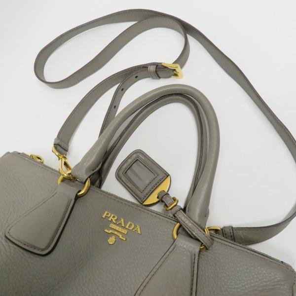 #anb プラダ PRADA ハンドバッグ グレージュ VIT DAINO ヴィッテロダイノ レザー BN2420 ショルダー 2WAY レディース [895237]