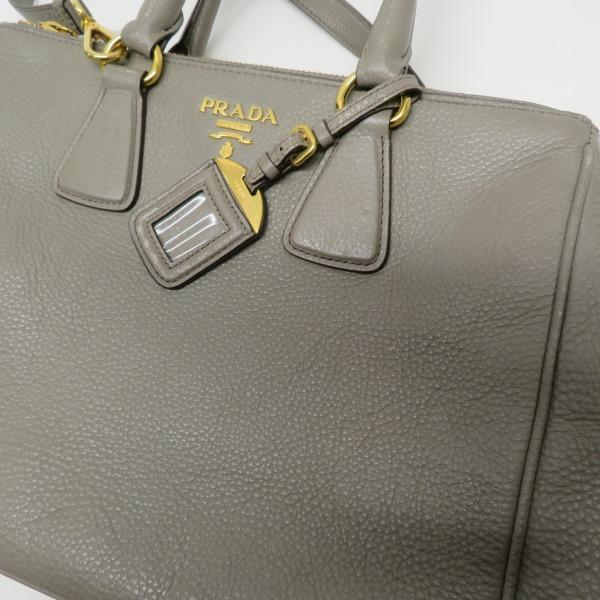 PRADA サフィアーノレザー ハンドバッグ グレージュ プラダ サフィアーノ レザー 2WAYハンドバッグ グレージュ