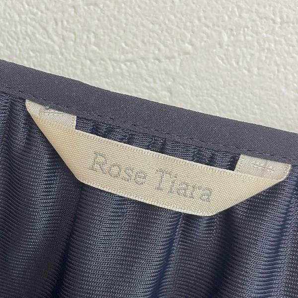 Rose Tiara（ローズティアラ） #anc チュニック 46 紺 茶色 フリル 七