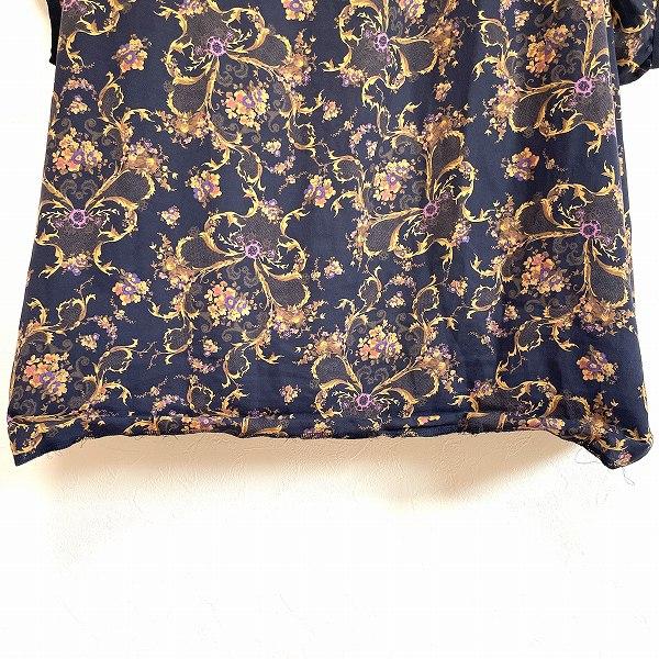 Rose Tiara（ローズティアラ） #anc チュニック 46 紺 茶色 フリル 七