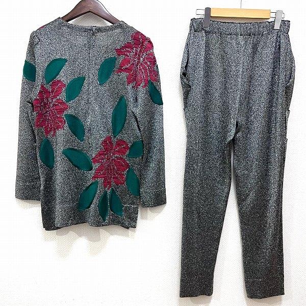 斉藤都世子 #wnc サイトウトヨコ セットアップ グレー系 赤 緑