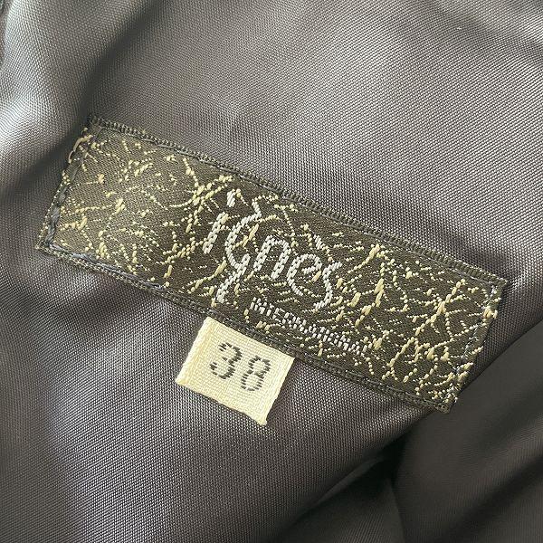 anc イネス 銀座マギー ignes ワンピース 38 ネイビー シルク混 ラメ