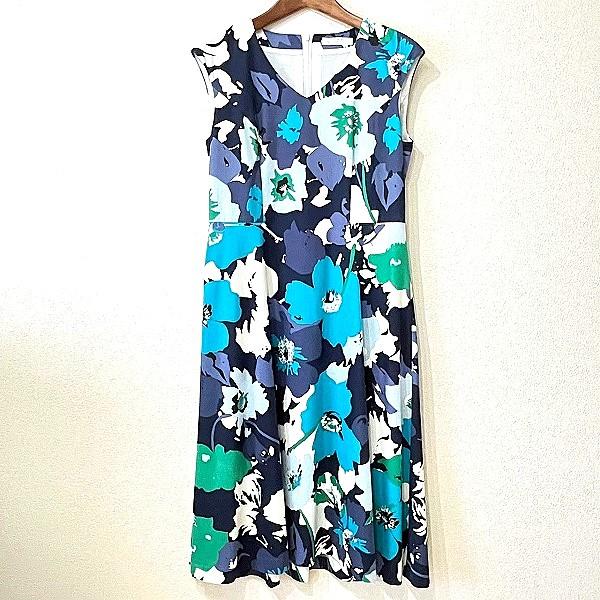 銀座マギー #snc ギンザマギー ワンピース 38 マルチ 青系