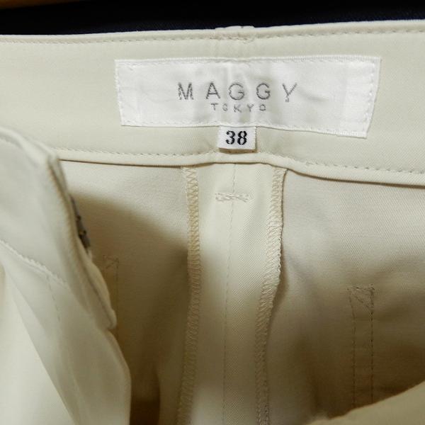 anc マギー トウキョウ MAGGY TOKYO 銀座マギー パンツ 38 アイボリー