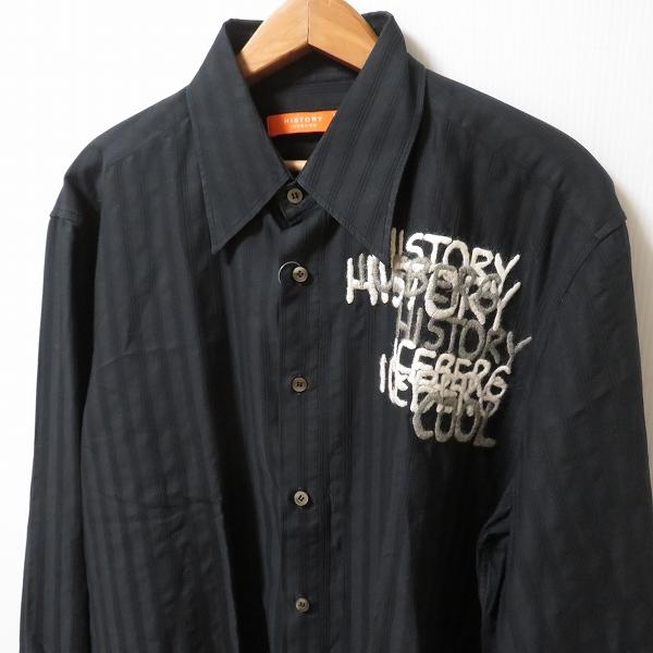 anc ヒストリー アイスバーグ HISTORY ICEBERG 長袖シャツ M 黒