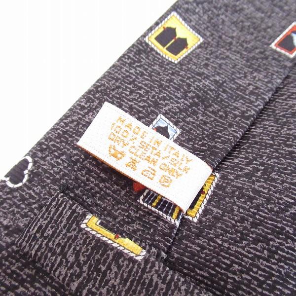 BVLGARI シルク ネクタイ グレー/ブラック BVLGARI #anzt ブルガリ ネクタイ 黒 グレー シルク