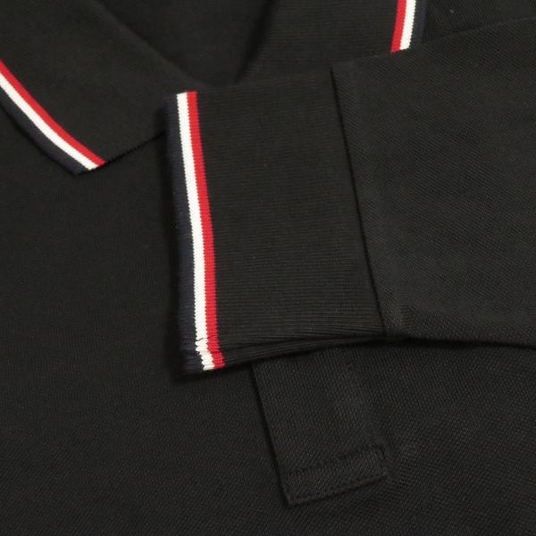 MONCLER #anc モンクレール Moncler ポロシャツ XL 黒 長袖