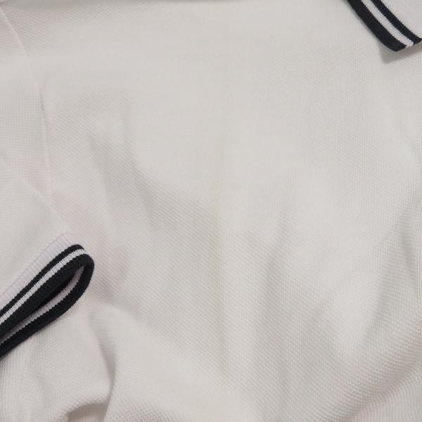 snc モンクレール Moncler ポロシャツ XXL 白 半袖 ワッペン ロゴ