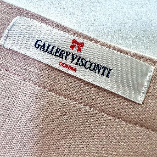 #anc ギャラリービスコンティ GALLERYVISCONTI チュニック 2 ピンク系 白 ワンピース リボン レディース [899584] | ギャラリービスコンティ | 04