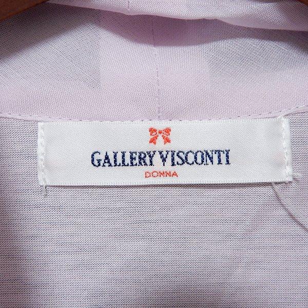 #anc ギャラリービスコンティ GALLERYVISCONTI 七分袖 シャツ ブラウス 2 ピンク リボン ボウタイ レディース [899605] | ギャラリービスコンティ | 04