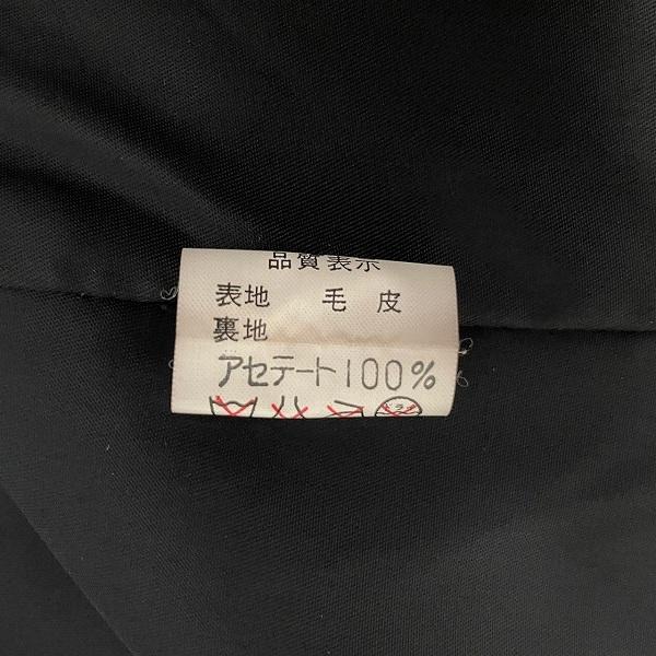 wnc サガミンク SAGAMINK 毛皮コート こげ茶 シェアードミンク
