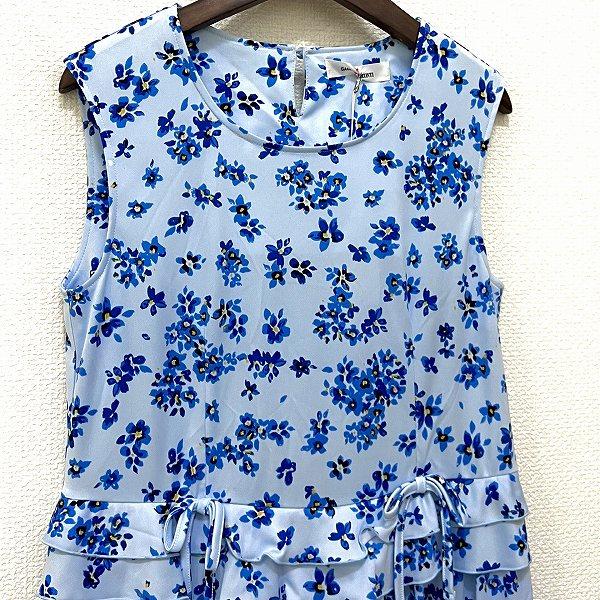 【サイズ3】新品 GALLERY VISCONTI フラワープリント ワンピース フラワープリントボウタイ付ワンピース / GRACE CONTINENTAL