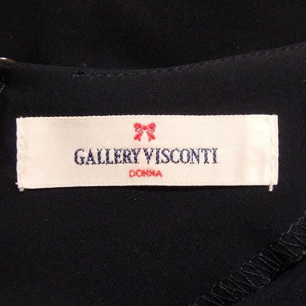 #anc ギャラリービスコンティ GALLERYVISCONTI カットソー 2 黒 パール レディース [899779] | ギャラリービスコンティ | 04
