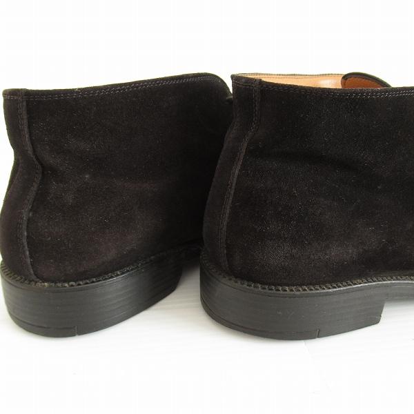 FERRAGAMO（フェラガモ） #wns チャッカブーツ 7 1/2 2E 黒 スエード