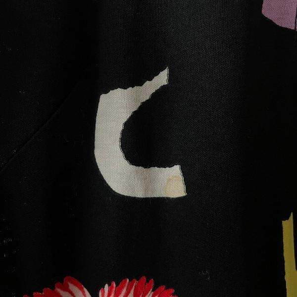 snc レオナール LEONARD ワンピース L 黒系 マルチ ノースリーブ 花柄