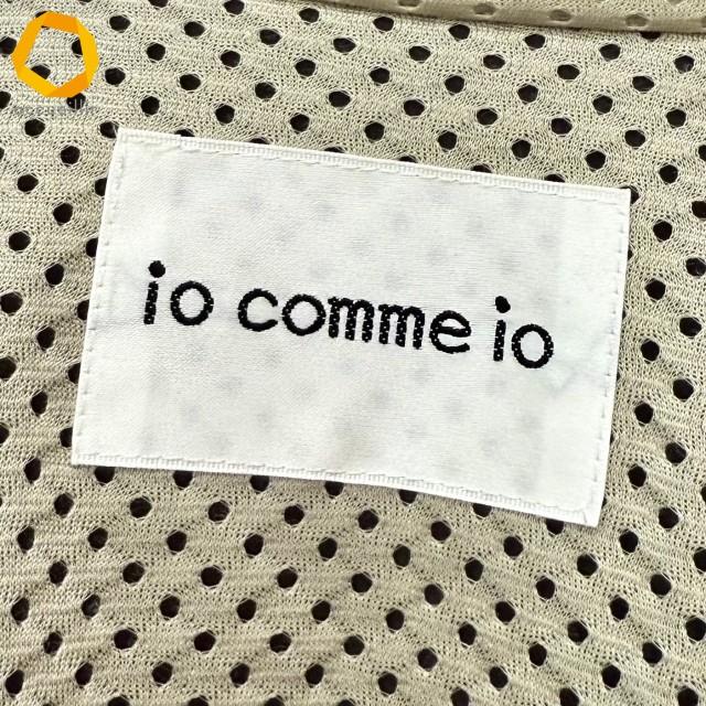 io comme io　イオコムイオ　センソユニコ　異素材ミックス　コート anc イオコムイオセンソユニコ io comme sensounico コート 38 こげ茶