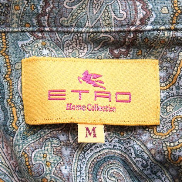 ETRO #anc エトロ シャツ・ブラウス M 緑系 マルチ ペイズリー柄 ETRO #anc エトロ シャツ・ブラウス M 緑系 マルチ ペイズリー柄