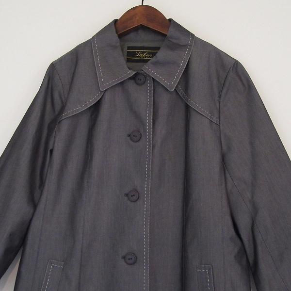 Leilian #anc レリアン コート ステンカラーコート 9 グレー Leilian #anc レリアン コート ステンカラーコート 9 グレー
