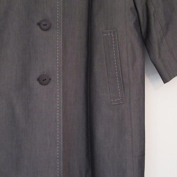 Leilian #anc レリアン コート ステンカラーコート 9 グレー Leilian #anc レリアン コート ステンカラーコート 9 グレー