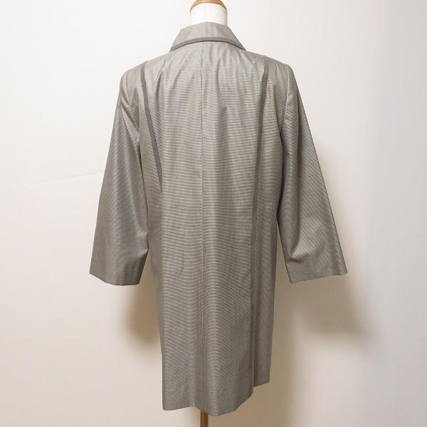 Leilian #anc レリアン コート ステンカラーコート 9 黒 白系 Leilian #anc レリアン コート ステンカラーコート 9 黒 白系