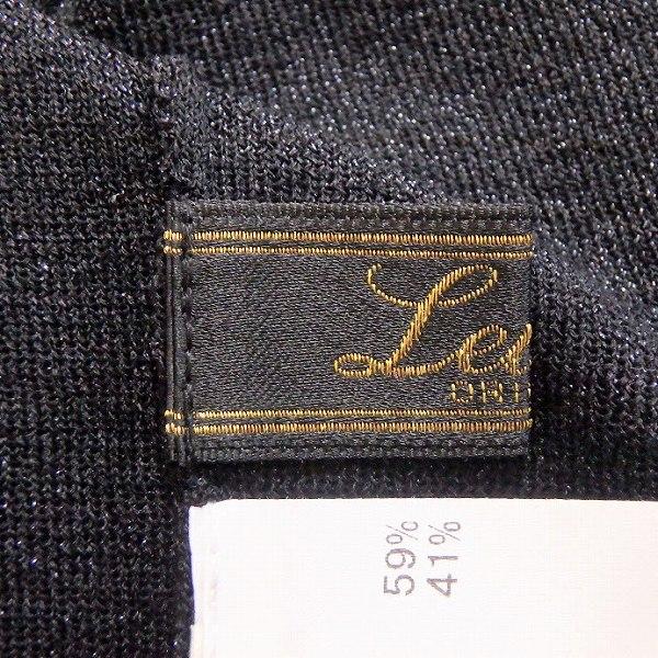 Leilian（レリアン） #snc ニット・セーター 9 黒 半袖 ラメ ビジュー