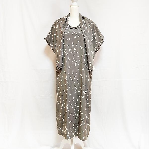 snc インゲボルグ INGEBORG ワンピース カーキ フレンチスリーブ  