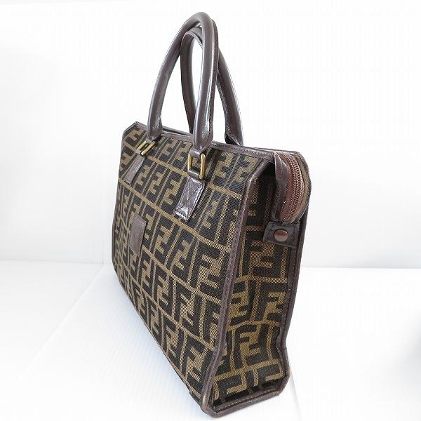 axb フェンディ FENDI トートバッグ ズッカ柄 キャンバス ヴィンテージ
