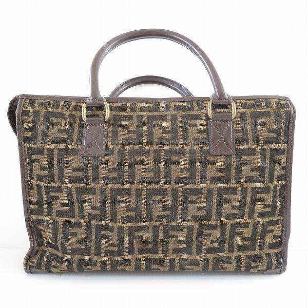 axb フェンディ FENDI トートバッグ ズッカ柄 キャンバス ヴィンテージ