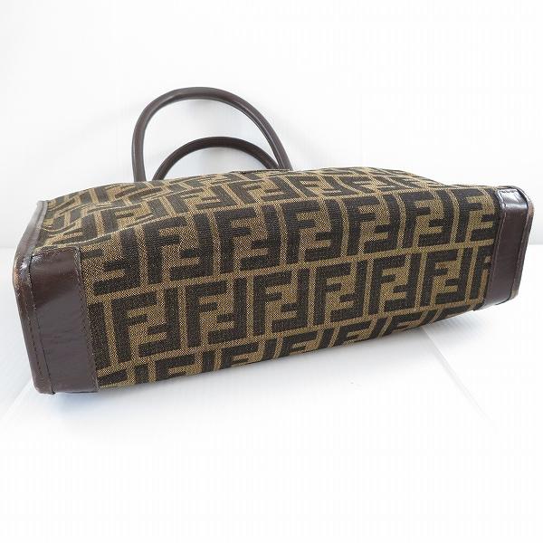 axb フェンディ FENDI トートバッグ ズッカ柄 キャンバス ヴィンテージ