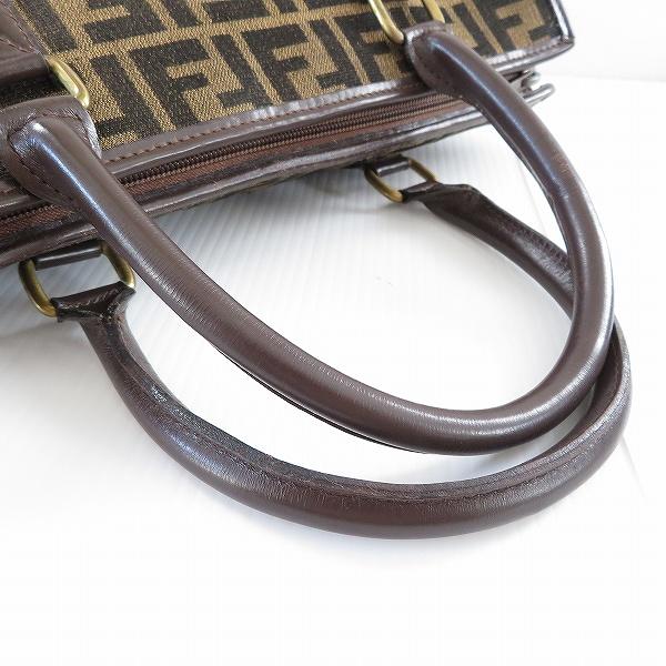 axb フェンディ FENDI トートバッグ ズッカ柄 キャンバス ヴィンテージ