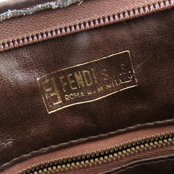 axb フェンディ FENDI トートバッグ ズッカ柄 キャンバス ヴィンテージ
