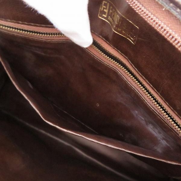 axb フェンディ FENDI トートバッグ ズッカ柄 キャンバス ヴィンテージ