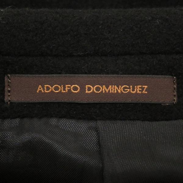 ADOLFODOMINGUEZ コート wnc アドルフォドミンゲス ADOLFODOMINGUEZ コート 52 黒 ジップ